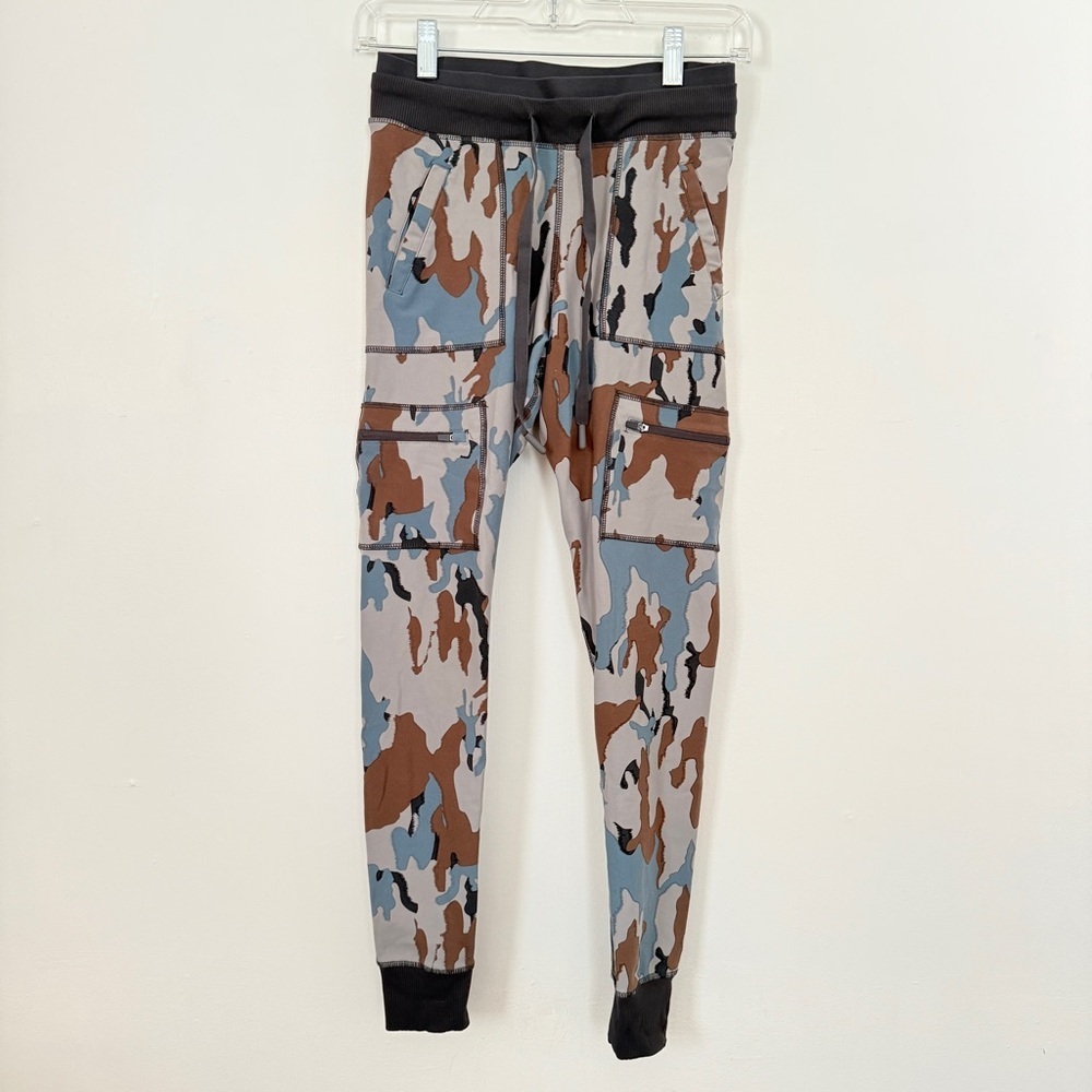 Mono B Camo Print Cargo Joggers - Picture 1 of 4